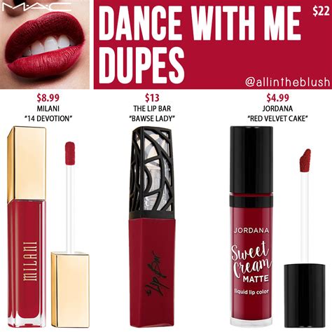 dance with me mac vs black red code ysl|MAC Dance With Me Dupes .